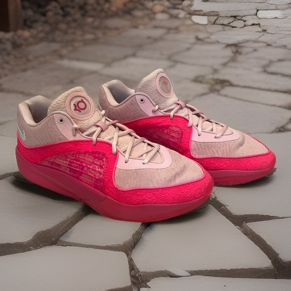 Mens Size 17 Nike KD 16 NRG "Aunt Pearl" Low Top Basketball Sneakers FN4929-600 - Picture 1 of 13